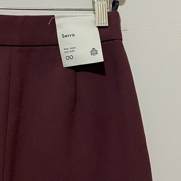 NWOT Aritzia Babaton Serra High Rise Slim Trouser Pants - Picture 3 of 4